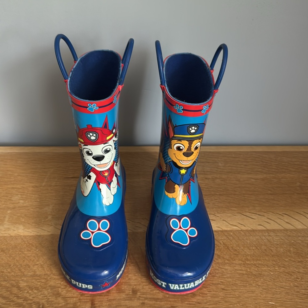 Paw Patrol Toddler Rain Boots size 11